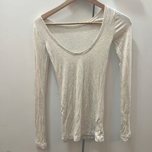Wilfred low back off white top - XXS
